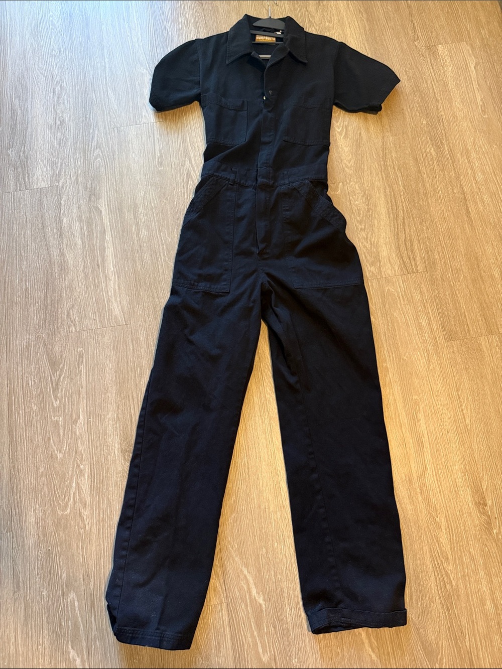 Big Bud Press Black Short-Sleeve Utility Jumpsuit BRAND NEW
